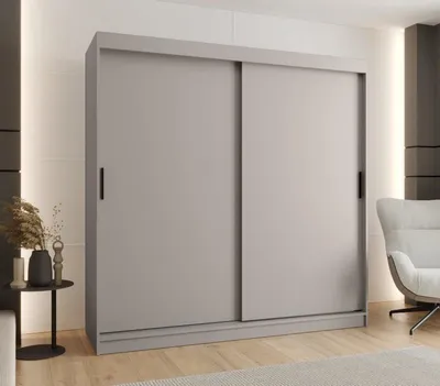 Obrázek produktu pro Šatní skříň s posuvnými dveřmi 200 cm CASANDRA - kašmír