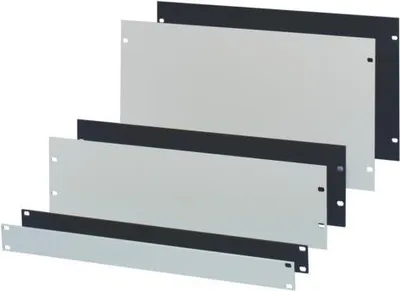 Immagine prodotto di Schroff 40304-076 - Coperchio frontale - Nero - Grigio - Alluminio - 3U - 48,3 cm (19" ) - 483 mm (40304076)