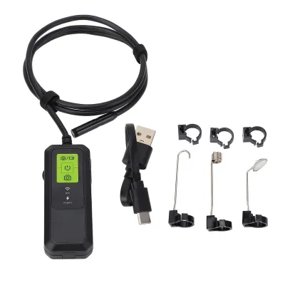 Image de Caméra endoscopique avec lumière, WLAN, caméra d'inspection de tuyaux industrielle HD sans fil portable IP67 étanche, 5 mètres