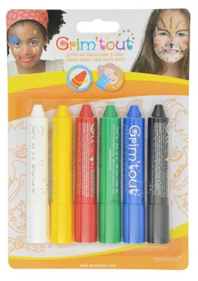 Image de Grimtout Blister de 6 sticks Maquillage