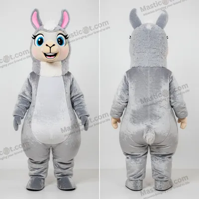Produktbild von Silberflausch MASTICOT Cartoon-Lama-Maskottchen
