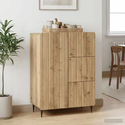 Obrázok produktu pre vidaXL Komoda Artisan – dub 66 x 34,5 x 91,5 cm drevotrieska