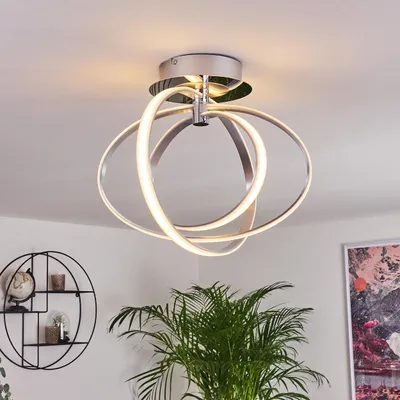 Produktbild von Borno »Borno« moderne Zimmerlampe aus Metall in Chromfarben