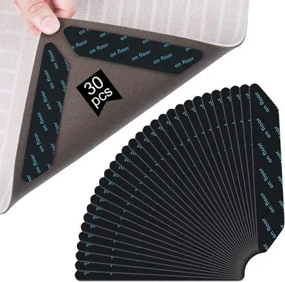 Produktbild von Famanu Teppichgripper 30 Stück - Waschbar und wiederverwendbar