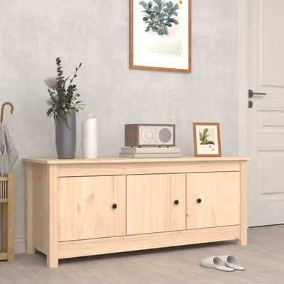 Image de Best Möbel Armoire à chaussures 110x38x45,5 cm Pin massif - Étagères à chaussures Cloris Neu8797121 1parcel
