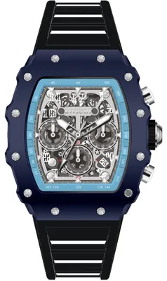 Zdjęcie produktu dla Invicta Racing 69707 Zegarek Męski - Mechanizm Kwarcowy - Akryl z Srebrną Tarcza - 43 mm