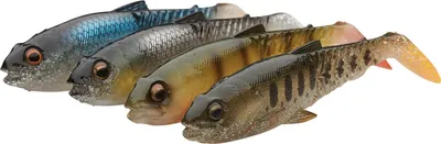 Zdjęcie produktu dla Savage Gear Craft Cannibal Paddletail Clear Water Mix Roach-Green Silver-Okoń-Olive Silver Smolt 10,5 cm 12 g Przynęta