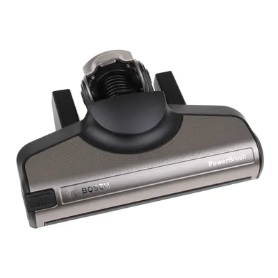 A close-up, studio shot of a vacuum cleaner floor head.