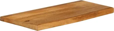 Immagine prodotto di vidaXL Piano del tavolo con bordo ad albero 80x40x2,5 cm in legno massiccio di mango