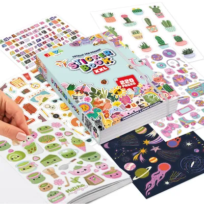 Produktbild von Joya Kreatives Stickerbuch XXL 8.500 Sticker – Bullet Journal, Scrapbooking & Journaling Buch mit 200 Seiten