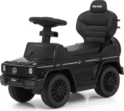 Image de Milly Mally Porteur avec barre de poussée MERCEDES G350D Noir