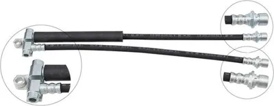 Image de Flex de frein 415 mm, raccord M10x1,0, raccord M10x1,0, A.B.S., pour notamment la FORD TRANSIT