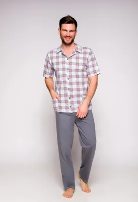 Produktbild von Taro Gracjan Pyjama grau