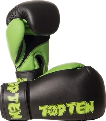 Produktbild von Boxhandschuhe XLP versch. Farben Schwarz/Grün 14oz