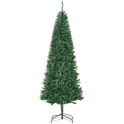 Image de HOMCOM Sapin de Noël Artificiel 210H cm 865 Branches épines Imitation Nordmann Grand réalisme Vert