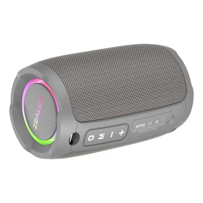 Produktbild von ZEALOT S49 Tragbarer kabelloser Lautsprecher mit BT 5.2-Technologie, 40 W, IP67 wasserdichte Lautsprecher, HiFi-Sound, AUX-TF-Karte, Freisprechen, lange Spielzeit, kompakt und tragbar, perfekt fuer Partys