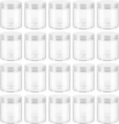 Produktbild von JustValue Vorratsdosen 20er-Set – 236 ml – PET – Schraubdeckel – Küche