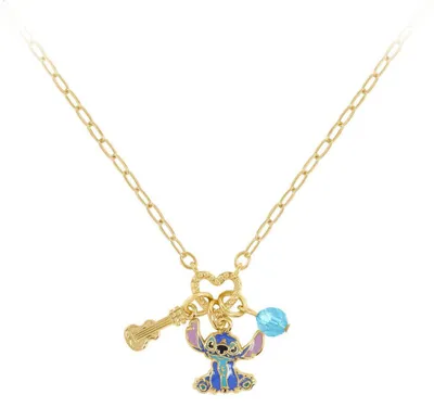 Produktbild von Halskette Disney Stitch Charm mit Steinen