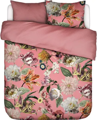 Produktbild von Essenza Bettwäsche-Garnitur Satin Filou Farbe Summer Mauve Größe 135x200+80x80