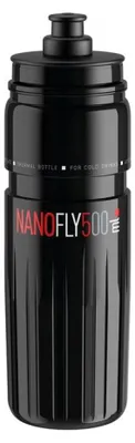Image de Elite Nano Fly, 500 ml, pour vélo, noir, plastique