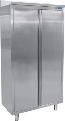 Produktbild von SARO Edelstahlhochschrank 2 Flügeltüren Breite 1000mm