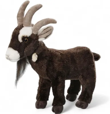 Zdjęcie produktu dla Carl Dick koza, koza czteroroga, ok. 30 cm długości, 30 cm wysokości 2932 Pluszowa zabawka, miękka zabawka, przytulanka