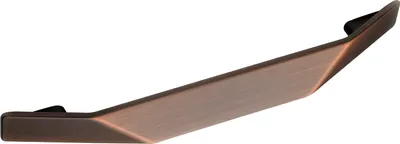 Image de Citterio Poignée Finn LA 160mm - Poignée de meuble design largeur 215mm - Poignée pour meubles, zamac cuivre satiné