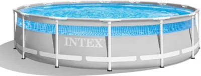 Obrázek produktu pro Intex 26722NP, 12706 l, Rámový bazén, Děti a dospělí, Žebřík, Modrá, Šedá