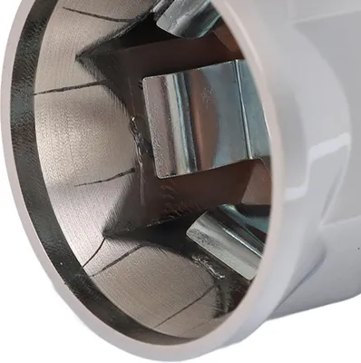 Productafbeelding van Wielmoerdoppen, 33 mm, chroom, veilige flensdoppen voor vrachtwagens, aanhangwagens en voertuigen, 20 stuks