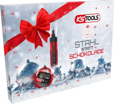 Produktbild von KS Tools Adventskalender Werkzeug statt Schokolade Akkuschrauber