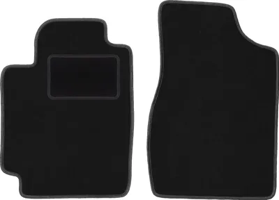 Immagine prodotto di Wielganizator tappetini auto velours anteriori adatto per Toyota Camry VI (2001-2006, berlina) neri, set 2 pz, con fissaggi