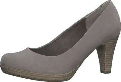 Produktbild von MARCO TOZZI Damen Pumps Textil runde Form Trichterabsatz 2-22411-20, Größe:38 EU, Farbe:Grau