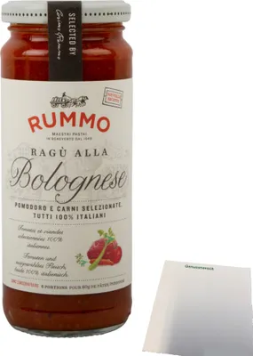 Produktbild von Rummo Ragù alla Bolognese Sauce (340g Glas) + usy Block