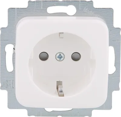 Produktbild von Busch-Jaeger 2CKA002013A4656, Weiß, Thermoplast, Schraubenlos, Busch-Jaeger, Glänzend, IP20