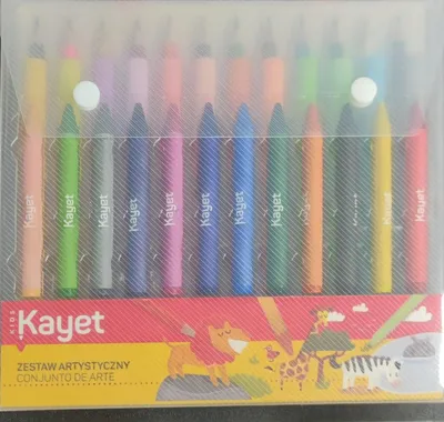 Produktbild von Kayet Künstler-Set 36 Teile Buntstifte Filzstifte