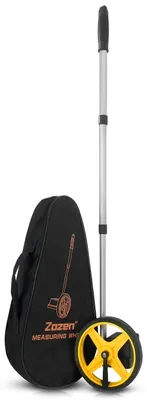 Imagen del producto de Zozen, medidor de profundidad de 15 cm, con escala en metros, telescópico, e incluye una llave para restablecer la configuración.