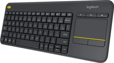 Productafbeelding van Logitech 920-007127, Logitech K400 Plus, zwart, draadloos toetsenbord met touchpad