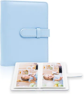Productafbeelding van Fotoalbum van 10x15 cm, met 68 vakken, van kunstleer, compact, voor foto's
