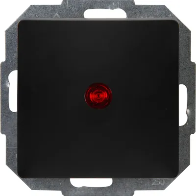Produktbild von Kopp 651674081 Kontrollschalter beleuchtet Paris mattschwarz