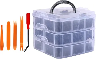 Productafbeelding van SEFIS set van plastic schroeven, 5-10 mm, 620 stuks