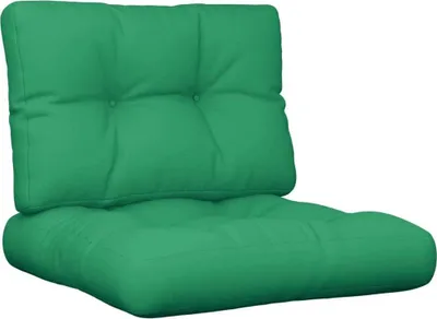 Immagine prodotto di vidaXL Cuscino Pallet 2 pezzi tessuto verde