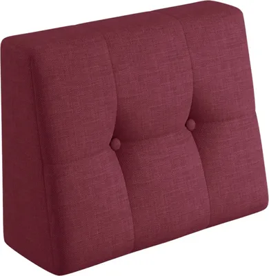 Zdjęcie produktu dla Poduszka Lermowood „Verona” do mebli z palet, 60 x 40 cm, czerwona – wygodna, trwała i stylowa | Do użytku wewnątrz i na zewnątrz | Różne rozmiary i kolory |