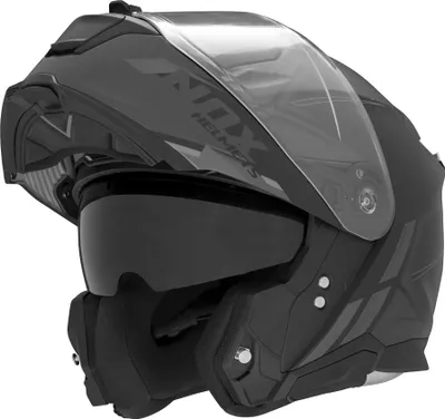 Obrázek produktu pro Moto Helma Szczęková NOX N967 Synchro Černá/Titanová Matná Velikost L