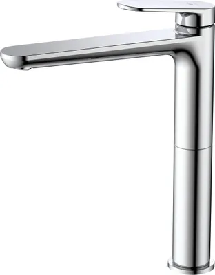 Produktbild von Avapax | Waschbeckenarmatur Stehend Hoch - Chrom Glänzend - 279 Mm - Messingkörper - Keramischer Kopf 26 Mm