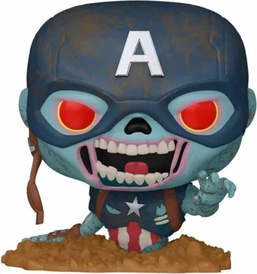 Obrázek produktu pro Marvel Zombies POP! Vinyl Figur Captain America 9 cm