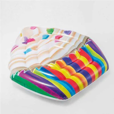 Produktbild von Intex 58770 Luftmatratze Cupcake 142 x 135 cm Muffin