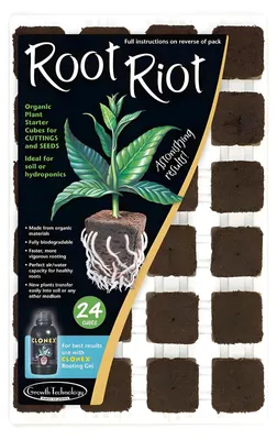Immagine prodotto di Growth Technology Root Riot 24, cubetti da piantare in fioriera 24 pz