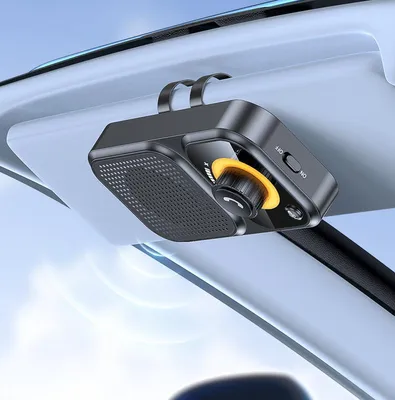 Produktbild von Sonnenblendenclip Auto Bluetooth 5.4 Lautsprecher Kabelloses Freisprech-Car-Kit Freisprecheinrichtung Stereo-Musikplayer Unterstützung für Siri
