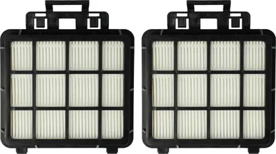Produktbild von vhbw 2x Staubsaugerfilter kompatibel mit Grundig GMS2020 Staubsauger - HEPA-Filter Schwarz Weiß