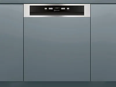 Immagine prodotto di Lavastoviglie semi-integrata Bauknecht: 60 cm, colore acciaio inox - BKBC 3C26 X